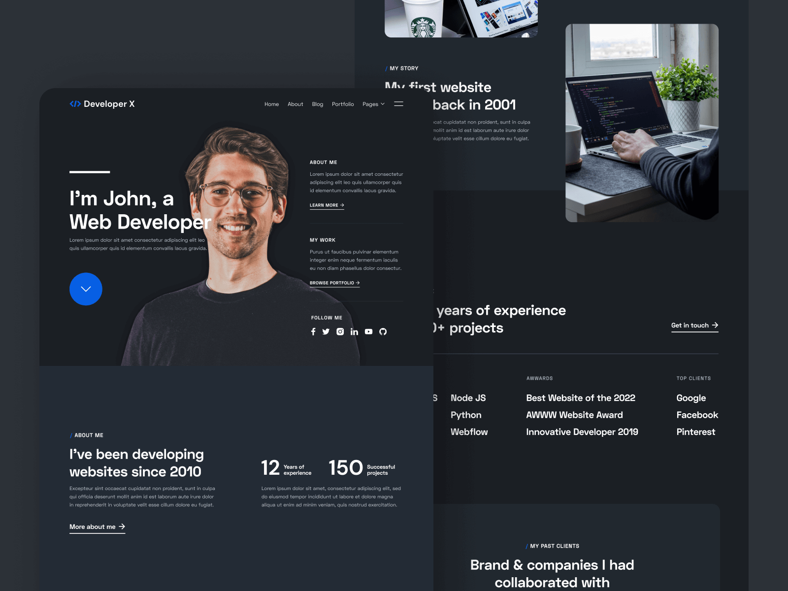 Landing Pages preview